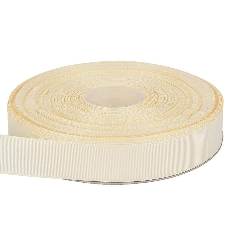Ribest 1 inch Ivory Grosgrain Ribbon 50 Yards Per Roll for Crafts Bow Maker Wreaths Gift Wrapping Hair Accessories Wedding - Image 4